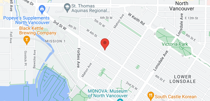 map of 111 270 W 3RD STREET